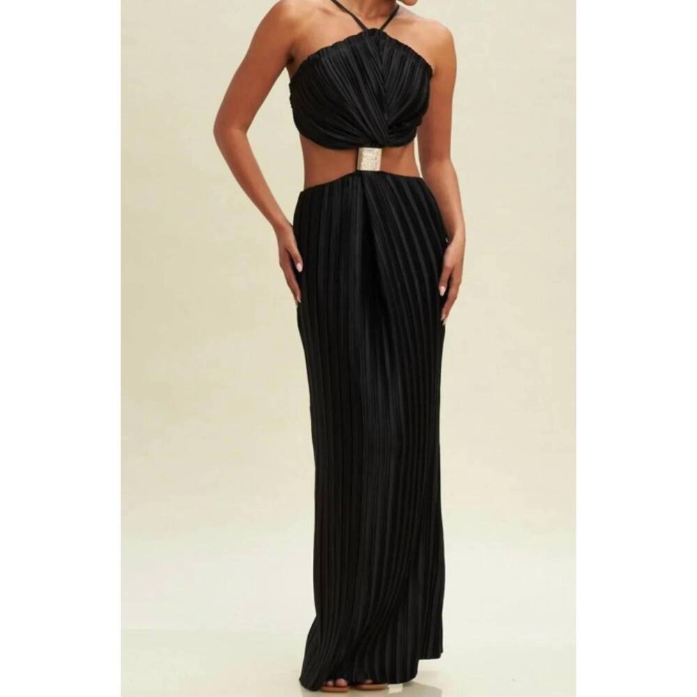 NEW LUXXEL julia maxi dress in black